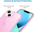 JJGoo Clear Pink Soft Shockproof Protective Slim Thin Phone Bumper Cover for iPhone 13, 6.1 inch 2021