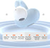 Bluetooth Ear Clip, Single Wireless Ear Bud Clip On Headphone, Open Ear Bluetooth Wireless Headset for Workout Cycling
