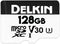 Delkin Devices 128GB Micro SD Card HYPERSPEED UHS-I (U3/V30) Max Read Speed 100MB/s, with Adapter