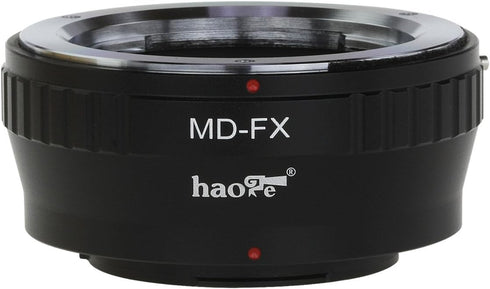Haoge Lens Mount Adapter for Minolta Rokkor MD MC Lens to Fujifilm X FX Mount Cameras like X-A5, X-E3, X-T3