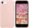 IceSword iPhone SE 3 Case 2022 - Silicone Sand Pink Liquid Gel Rubber Cover for 4.7" iPhone SE 3