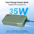 NOBIS 20000mAh 35W Pack Portable Charger, Power Bank, Power Bank Fast Charging, Battery with C to C Cable, Battery Bank
