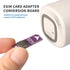 PinQiongZhe (2 ESIM to Nano SIM Card Adapter Conversion Board Wireless WiFi/CPE Solderless ESIM Experimental Test Board