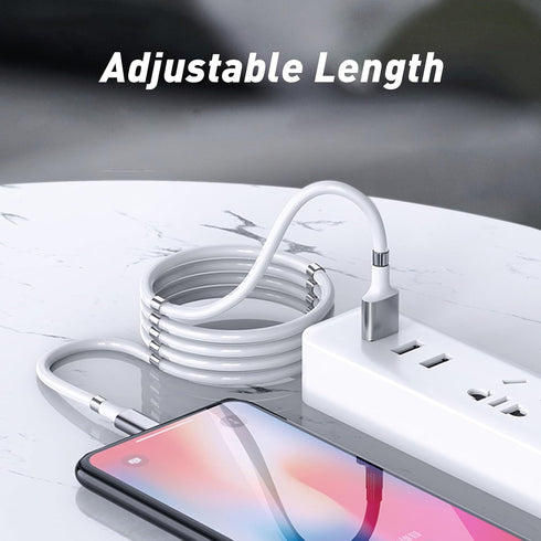 Magnetic Charging Cable (3FT) Super Organized Nano Data Cable for Galaxy S23/S22 Ultra, LG V30, Nintendo Switch