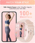 Smart Watch (Answer/Make Calls), 2024 Newest 1.85" for Men Women, IP67 Waterproof, 100+ Sports Modes, Fitness Tracker