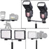 Dual Flash Bracket 8in/20.3cm Camera Mount Tripod with 1/4 Screw Hot Shoe for LED Light Microphone Photography
