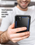 i-Blason Ares Series Case for iPhone 11 Pro, Rugged Clear Bumper with Built-in Screen Protector, Blue