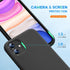 Miracase iPhone 11 Case (6.1") - Black Liquid Silicone Gel, Full Body Shockproof Cover with Screen Protector.