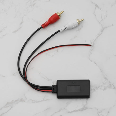 Car Bluetooth 5.0 Audio Adapter, 2 RCA Input Wireless Bluetooth AUX Module for Car Radio Stereo Speaker