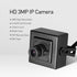 REVOTECH Mini Fisheye Security IP Camera, HD 3MP Indoor Camera with 1.44mm Lens, 180 Degree Wide Angle P2P Remote View