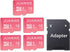JUANWE 16GB Micro SD Card 5 Pack microSDHC Memory Card with SD Adapter,