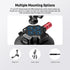 NEEWER 4.5" Suction Cup Camera Mount with Ball Head, Quick Release Car Mount, Compatible with iPhone DJI Insta360, CA105
