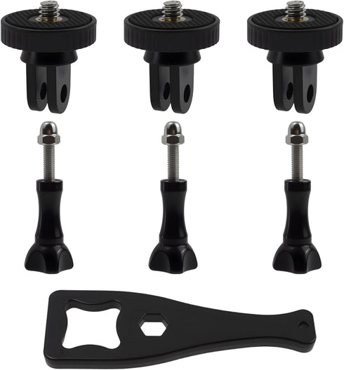 Dedoda 7 Pack Aluminum Camera Tripod Adapter 1/4"-20 Conversion Adapter Mounts Compatible with