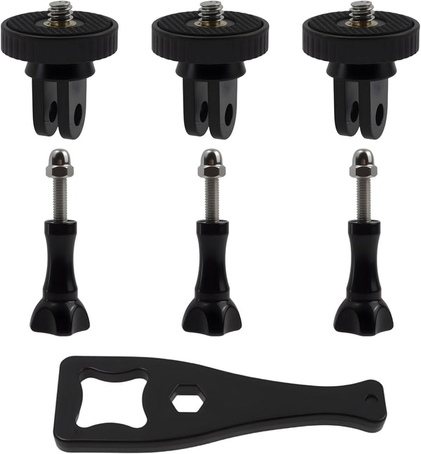Dedoda 7 Pack Aluminum Camera Tripod Adapter 1/4"-20 Conversion Adapter Mounts Compatible with