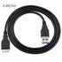 QCEs USB 3.0 Cable, USB 3.0 A Male to Micro B Cable 3.3FT, Compatible with WD My Passport and External Hard Drives