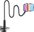 Gooseneck Phone Holder for Bed, Flexible Lazy Arm Mount 360 Adjustable Mobile Phone Clamp Bracket Stand for iPhone 12