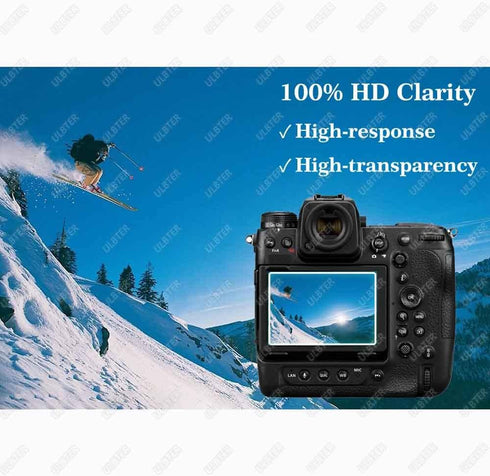 Screen Protector for Nikon Z9 Z8, Tempered Glass Cover 0.3mm 9H Hardness Anti-Scratch