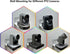PTZ Camera Wall Mount Bracket, Solid Metal White Color Mounting Bracket for All Brands of PTZ Cameras