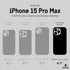 Pelican Protector Case for Apple iPhone 15 Pro Max, Carbon, 16FT MIL-STD Drop Protection, MagSafe Compatible
