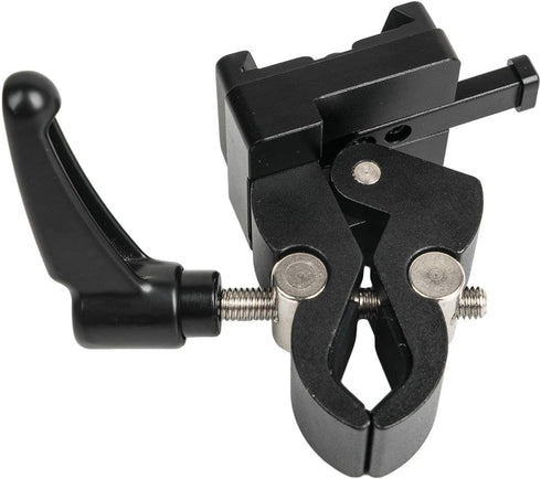 V-Mount Battery Adapter with Clamp for Lighting Stand and Support Rod Mounting