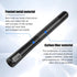 Ywdiml 4.7 inch 2Screw 9Adapter 2Rings, Carbon Fiber Car Short Antenna, American Flag Vehicle Radio Billet Antenna