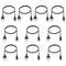Smays Mini USB Cable 3ft, 10-Pack Bulk, Mini-B Charger Cord - Black