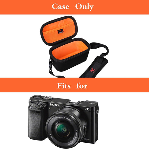 a6000/a6400/a6600/a6100/a5100 Mchoi Hard EVA Travel Case for Sony Alpha Mirrorless Digital Camera, Case Only, New