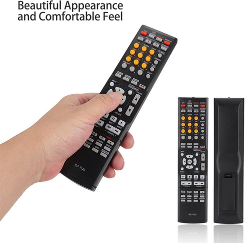 Multifunctional Replacement Remote Control for AV Receiver RC-1120/AVR-391/AVR-591/AVR-390, Easy to Use with Large
