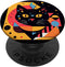 Memphis Aesthetic Cat Art 90s Retro Style PopSockets Swappable PopGrip