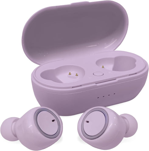 TrueBuds Slick Wireless Earbuds: Stylish Design, Bluetooth 5.0, Voice Assistant Compatible, Ergonomic, Water Resistant,