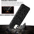 KANGHAR Case for iPhone 11, Black Leopard Design, Tire Texture Non-Slip + Shockproof Rugged TPU Protective Case (6.1