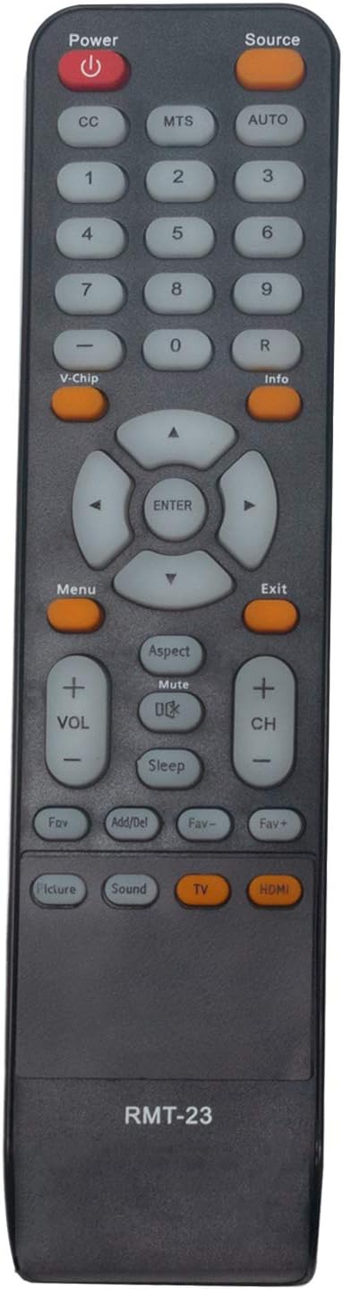 Replace Remote RMT-23 for Westinghouse TV Models EU40F1G1 CW50T9XW DWM40F1G1 DWM40F2G1