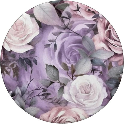 Purple Flower Floral Lavender Blossom Rose PopSockets Adhesive PopGrip