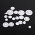 SCX24 Set 19pcs ZJchao Plastic Gears Small Motor Gear Kit for Robot DIY Cars Model Building Accessories Educational