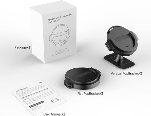 Socket Car Mount, 360 Rotation Dashboard Sticker Holder for Socket Mount Users on Car Dashboard, Home, Wall, Office,