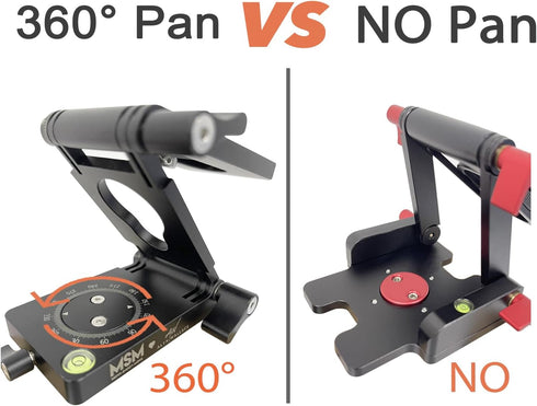 Z Flex Tilt Tripod Head - Flexible Angle Pan & Tilt Head, Universal Multiway Camera Tripod Connecting to Monopod