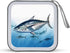 LZQPOEAS Bluefin Tuna Thunnus 40-Disc Capacity Cd Storage Wallet With Handle, Protective Travel