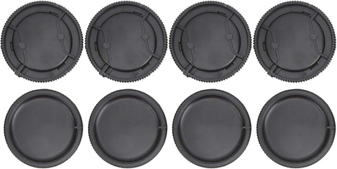 4Pcs Lens Rear Back Cover & Body Front Cover Cap Set for Sony A Mount Lens Camera