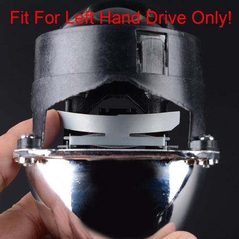 H4 H7 H11 9005 9006 9007 H13 1 Black1 Compatible with Frontlight Pair of Mini Bi-xenon Projector Lens Low High Beams