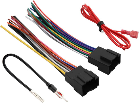 YYTQP Radio Wiring Harness Connector, Antenna Adapter Compatible with 2006-2013 GMC Sierra Chevy