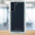Pelican Voyager Series Samsung Galaxy S21 FE Case, Heavy Duty Rugged Phone Case with Belt Clip Holster, Clear
