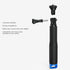 Yunseity 4 360 Extendable Action Camera Selfie Stick, Section Camera Extendable Selfie Pole with Soft Rubber Grip