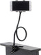 Universal Lazy Bracket Mobile Phone Stand - Flexible Gooseneck Long Arm Clip (Metal)