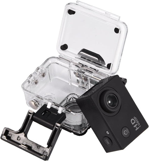 Mugast 4K Waterproof Action Camera, 30m Outdoor Sports Video Camera with 1080P Full LCD Mini Camcorder, 900mAh