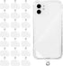 24 Pcs Universal Phone Lanyard Tab, TPU Replacement Patches for Phone Case Lanyard, Non-Adhesive Safety Lanyard (Clear)
