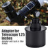 Webcam Adapter - Aluminum Alloy Telescope Eyepiece Port Converter, M12*0.5 Thread for 1.25inch Telescope