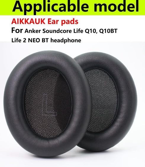 Replacement Ear Pads Compatible with Anker Soundcore Life Q10, Q10BT, Life 2 NEO BT Headphone Ear Pads, Repair