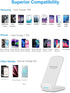 Fast Wireless Charger, NANAMI 7.5W Wireless Charging Stand with QC3.0 Adapter, Compatible with iPhone 15/14/13/12/SE