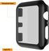Punkcase Bumper Case for Apple Watch 44mm with Built-in Screen Protector | 9H Tempered Glass Cover | Ultra Slim Design