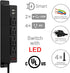 Mountable Power Strip with USB Ports - Wall Mount Power Outlets, 4AC Outlet, 2 USB, 6.56 Feet Extension Cord